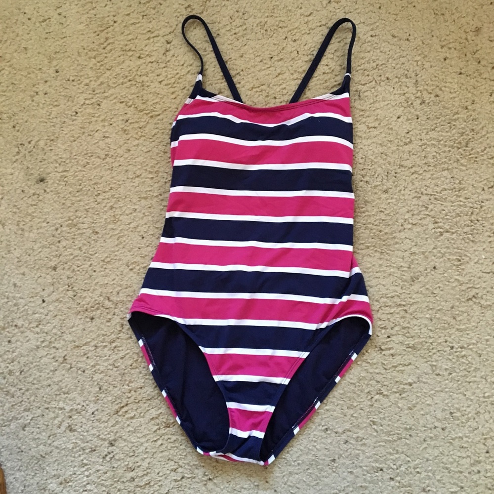 Tommy Bahama NWT nautical stripe size 8 swimsuit